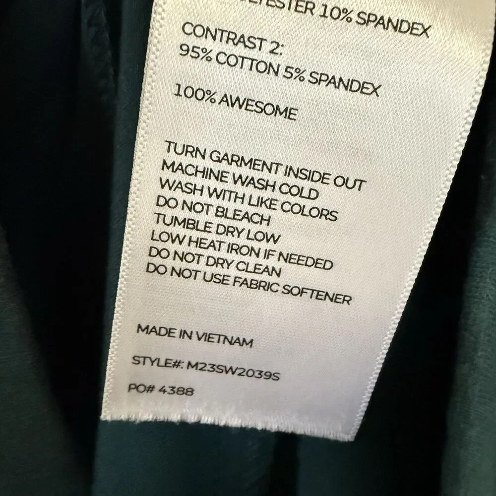 FIGS Scrub Pants Men Small Cambridge Contrast Trim Teal M23SW2039s Medical Tech